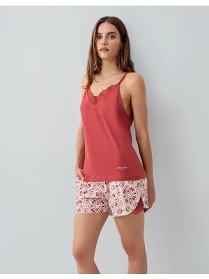 Gecem Giyim Pierre Cardin 9197-S Askılı Şort Takım