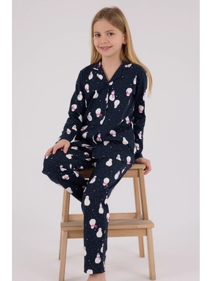 Gecem Giyim Rolypoly 3713-2 Kız Çocuk Pijama Takımı