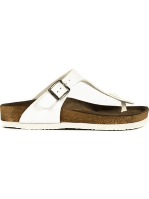 Slazenger LUKE Kadın Parmak Arası Beyaz Terlik