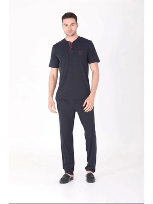 Gecem Giyim D's Damat 224016 4'lü Pijama Takımı