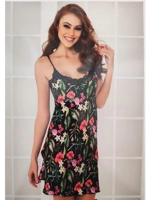 Gecem Giyim Pierre Cardin 865 Kısa Saten Gecelik