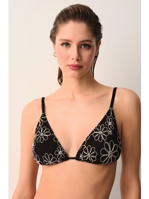 Suwen Daisy Üçgen Bikini Üst