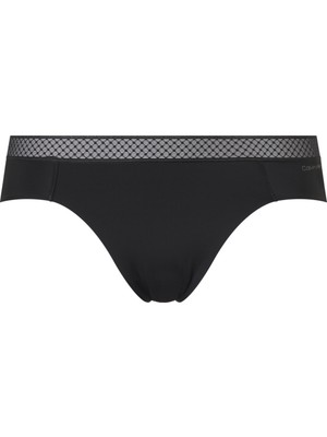 Calvin Klein Siyah Bikini Kadın L Beden Geri Dönüştürülmüş Naylon/Polyamid Elastan Özellikli