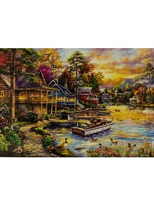 Elegantshop 5d Yapışan Boncuk Mozaik Tablo 30*40 cm XQH91000