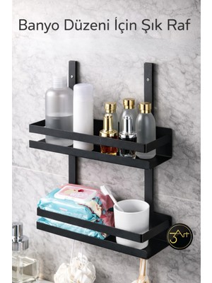 Banyo Rafı - Duvara Monte Şampuanlık ve Duş Rafı