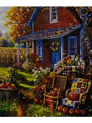 Elegantshop 5d Yapışan Boncuk Mozaik Tablo 30*40 cm XQH91549