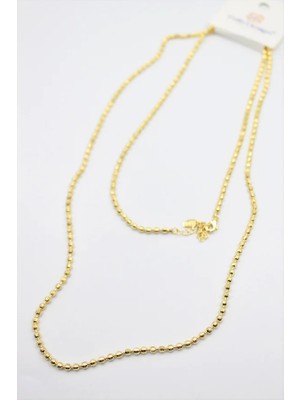 Dorika Zincir Kolye- 90 cm - Altın