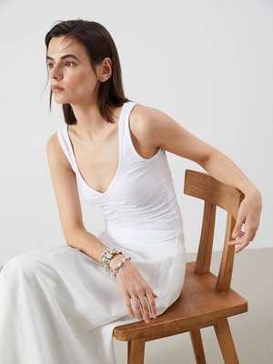 Lc Waikiki Yeni Sezon V Yaka Büzgülü Kadın Atlet