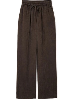 İpekyol Parlak Dokulu Wide Leg Pantolon IS1260003245074