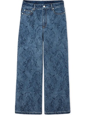 İpekyol Etnik Desen Baskılı Jean Pantolon IS1260018038AC7