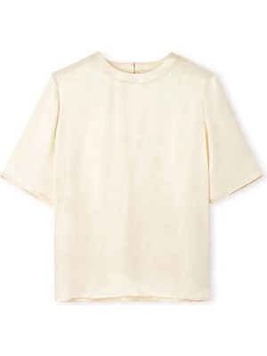 İpekyol Saten Yüzeyli Vatkalı Bluz IS1260006167AB1