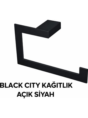 Onno Black Cıty Kağıtlık Açık Siyah