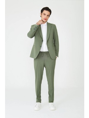 White Stone Yeşil Spor Jogger Takım Elbise