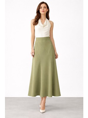 Sentez 5480 Lilium Parçalı Volanlı Etek