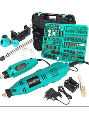 Moonshop Japan 1000 Wf Çok Amaçlı Devir Ayarli 355 Parça Hobi Gravür Seti Oyma Seti El Motoru Usta Set