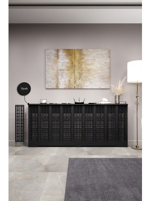 Bagax Truva Model, Siyah Renk,iç Ölçü 176 cm Dış Ölçü 180 cm Petek Kaplama, Dresuar