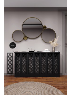 Bagax Ahşap Petek Kaplama Dresuariç Ölçü 136 cm Dış Ölçü 140 Cm, Kalorifer Kapama