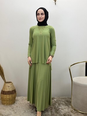 JOOQSTORE Eteği Piliseli Tunik Takım
