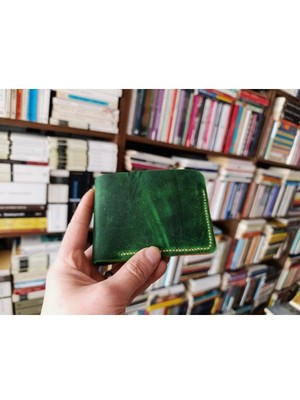 Mahfuz Gerçek Deri Tamamen El Emeği Cüzdan 22CM*8CM * 1 Kağıt Para Alanı 4 Kart Bölmesi  NLU416