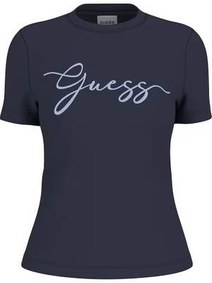 Guess Circe Nakışlı Logo Kadın T-Shirt V6GI01K2962