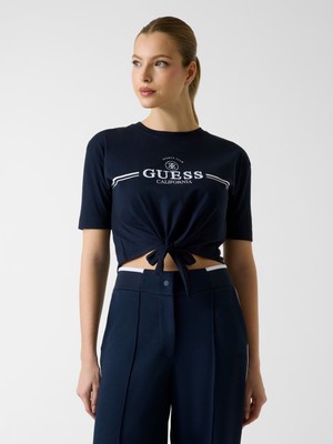 Guess Stream Boxy Logo Kadın T-Shirt V6GI20K3509