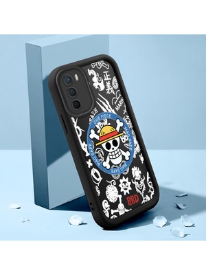 HONTINGA Oppo A16 ile Uyumlu Kılıfı Düşüme Önleyici Basitlik Anti Düşme Kamera Korumali Şirin Kedi Siyah Yaratıcılık Desen Yumuşak Silikon Telefon Kılıfı Kadın ve Erkek Için Uygundur K2-0461
