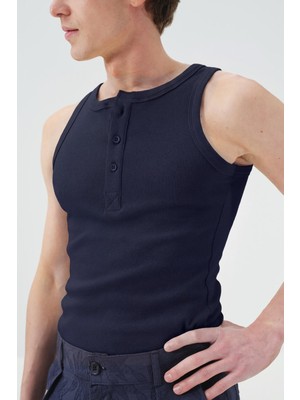 Giesto Yarım Patlı Lacivert Atlet