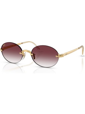 Ray-Ban Rb 3929 001/8H .54 Unisex Güneş Gözlüğü Altın Çerçeve Koyu Pembe Degrade Cam UV Filtreli