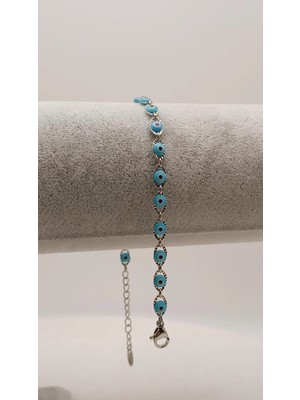 Tılsım Accesories Xupıng Nazar Boncuklu Sılver