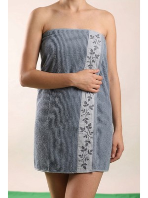 Anılsan Fluffy Mavi Banyo Havlusu - 70X140 Cm, 490GR, %100PAMUK, Spa ve Otel Havlusu