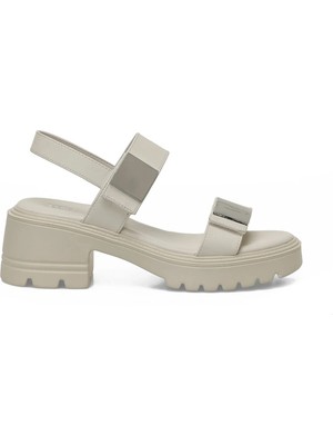 Butigo 25S-259 6fx Bej Kadın Kalın Taban Sandalet