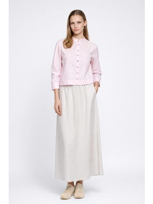 ALLDAY Pembe-Nakış Detaylı Gömlek