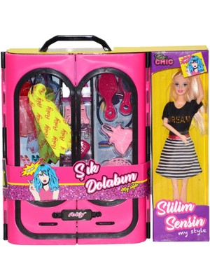 NessiWorld 02441  Anlily Bebek ve Elbise Dolabı