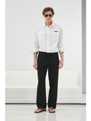 Giesto Cepli Klasik Siyah Teknik Pantolon