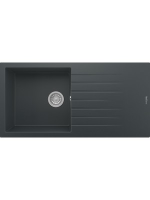 Realstone Laodikya 100 Xl Granit Eviye Antrasit