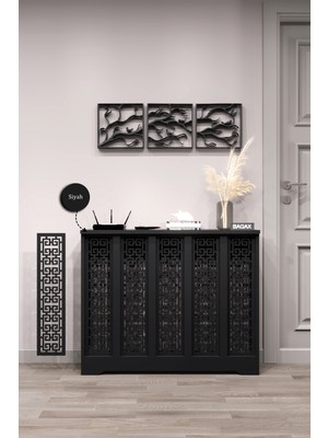 Bagax Ahşap Petek Kaplama Dresuariç Ölçü 96 cm Dış Ölçü 100 Cm, Kalorifer Kapama