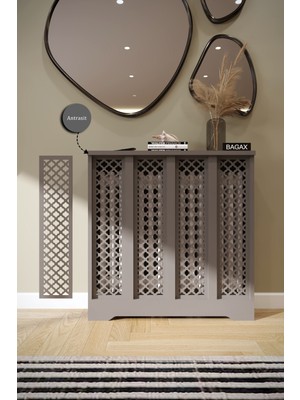 Bagax Zeugma Model, Antrasit Renk,iç Ölçü 76 cm Dış Ölçü 80 cm Petek Kaplama, Dresuar