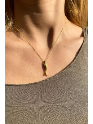 Spossy Silver Jewelry Balık Kolye