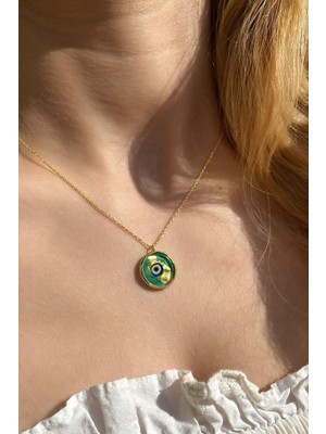 Spossy Silver Jewelry Nazar Kolye