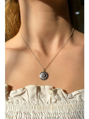 Spossy Silver Jewelry Güneş Kolye