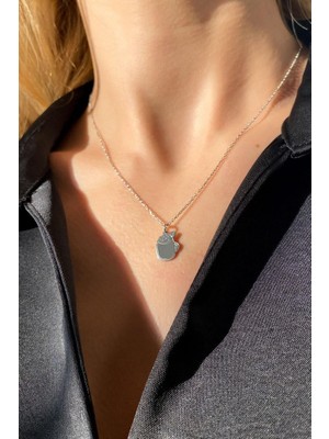 Spossy Silver Jewelry Yılbaşı Temalı Marshmellow Kolye