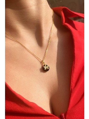 Spossy Silver Jewelry Mineli Kelebek Kolye