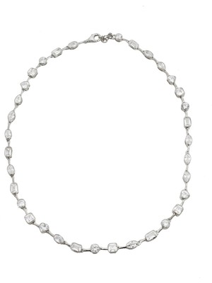 Spossy Silver Jewelry Geometrik Sembollü Kolye