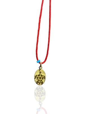 Spossy Silver Jewelry Ipli Kaplumbağa Simge Şans Kolye