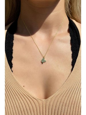 Spossy Silver Jewelry Minimal Kalp Kolye