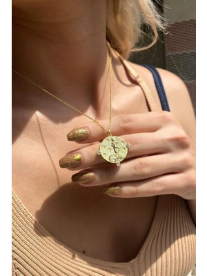 Spossy Silver Jewelry Afrodit Venüs Aşk ve Güzellik Tanrıçası Botticelli Kolye