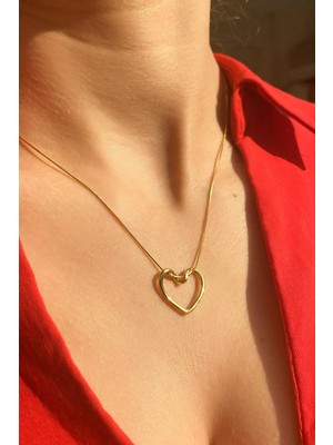 Spossy Silver Jewelry Kalp Kolye