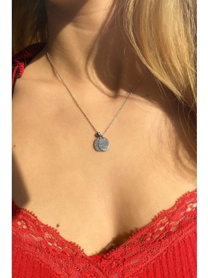 Spossy Silver Jewelry Dua Yazılı Kolye