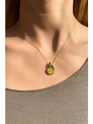 Spossy Silver Jewelry Deniz Kabuğu Kolye