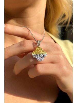 Spossy Silver Jewelry Tasarım Yonca Kolye